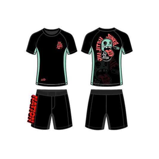 Mat Addict Men’s BJJ Rash Guard – Premium No-Gi Jiu-Jitsu Training Gear